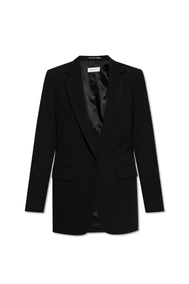 Black Wool blazer Dries Van Noten - GenesinlifeShops Malawi